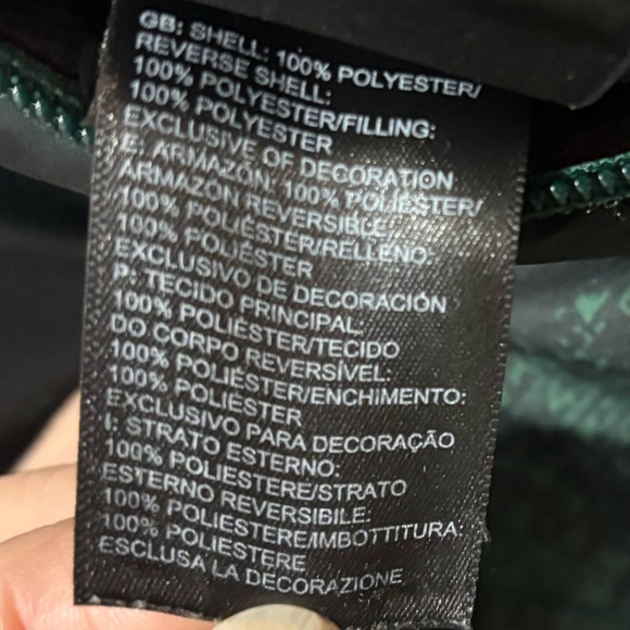 The North Face Reversible Mount Chimborazo Jacket Boys Small 7/8 Green Black - Picture 3 of 12